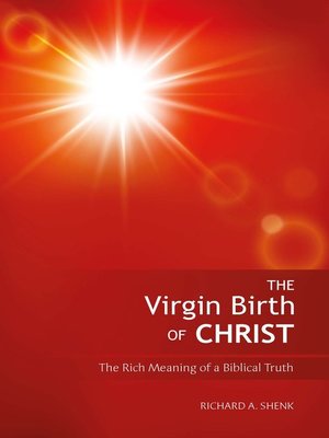 cover image of The Virgin Birth of Christ